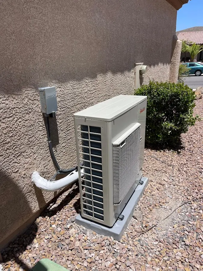 Residential air conditioning condenser unit in Carmel